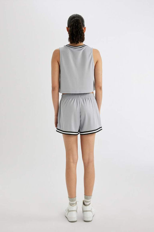 DeFactoFit Спортивные шорты стандартного кроя с принтом  фото 10