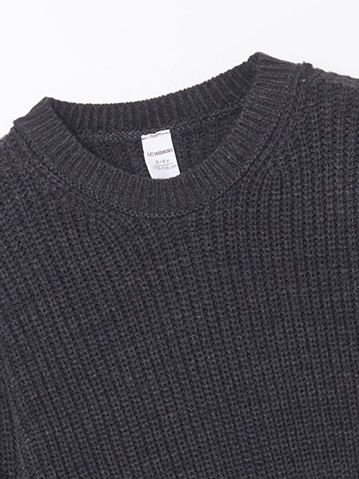 Bisiklet Yaka Triko Erkek ?ocuk Kazak