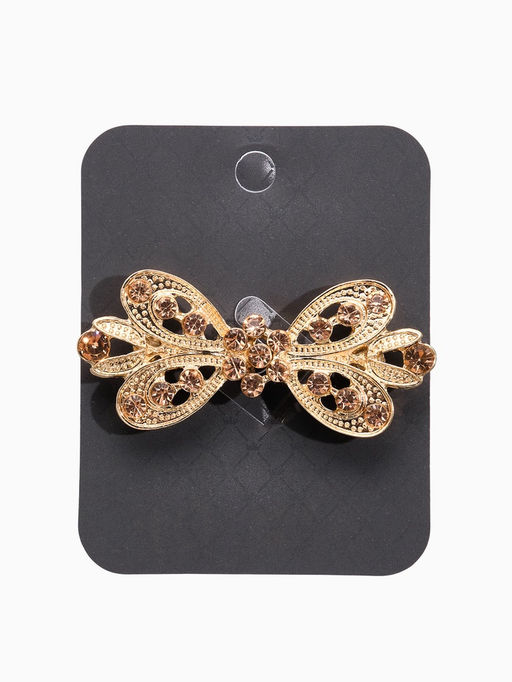 Зажим для кардигана «Ажур. Тюльпан»,. цвет золотой в золоте