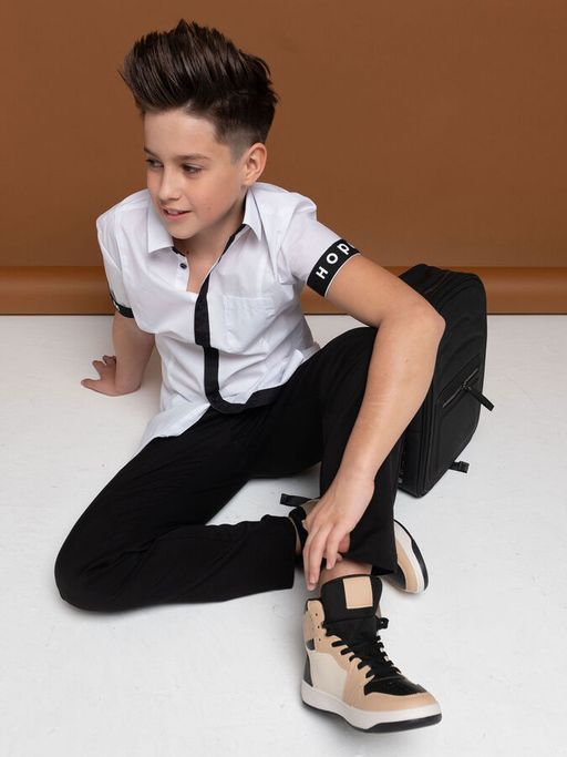 PELICAN, сорочка верхняя для мальчиков, Белый фото 4