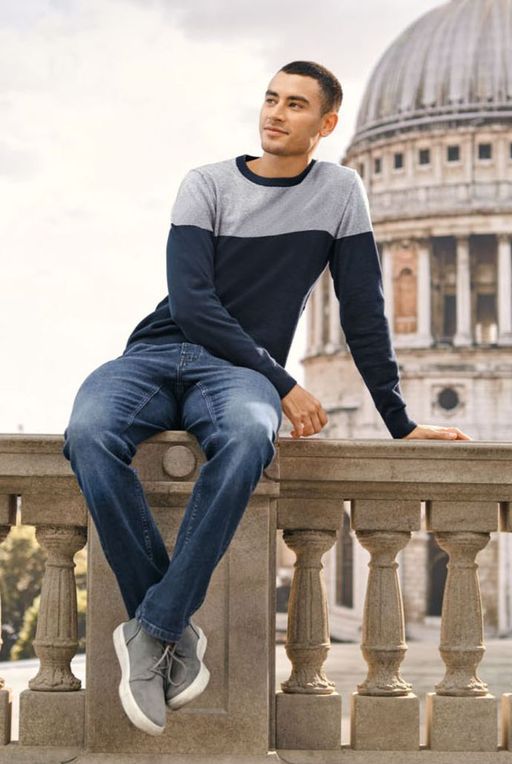 Мужские джинсы LIVERGY прямого кроя длина 32 дюйма  фото 4