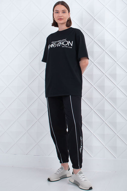 Арт. 7392 Брюки женские 44-52 (5 шт) Цвет:черный - Калинка фото 2