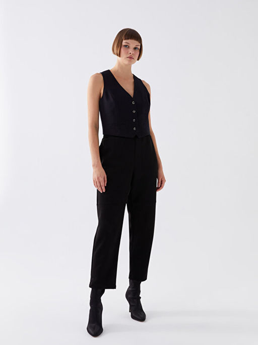 Beli Lastikli Rahat Kal?p Kad?n Pantolon