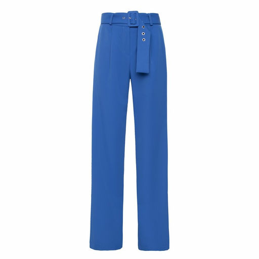 Брюки женские прямые MIST: Pants, размер 48, синие