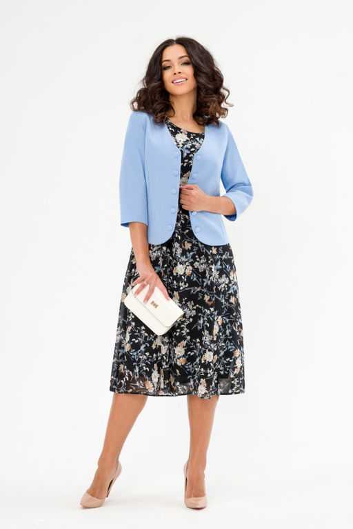 Платье с жакетом Марселла (50-56) - Serenada фото 4