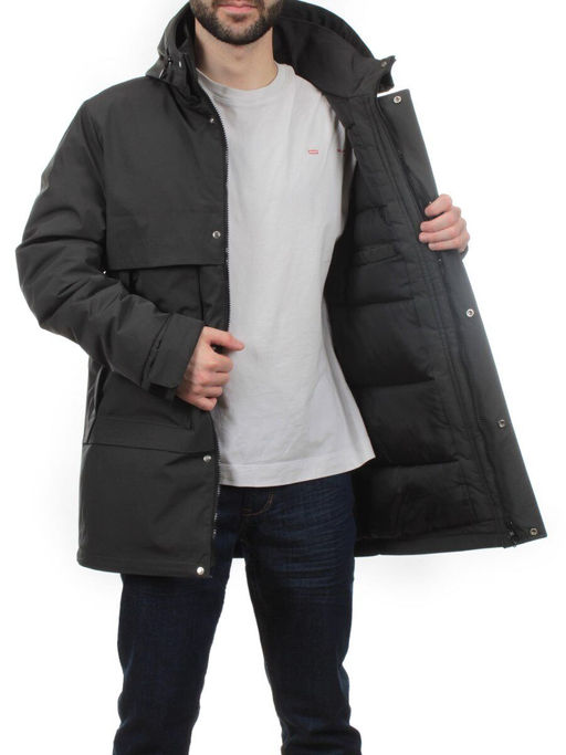 8896 GRAY GREEN Куртка мужская зимняя облегченная (130 гр. холлофайбер) - Fashion фото 8