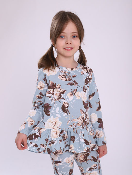 КМ151 Костюм Модница (голубой; белый) - Милаша фото 8