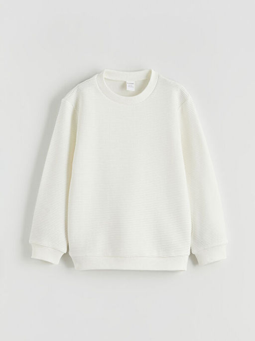 Bisiklet Yaka Erkek ?ocuk Sweatshirt