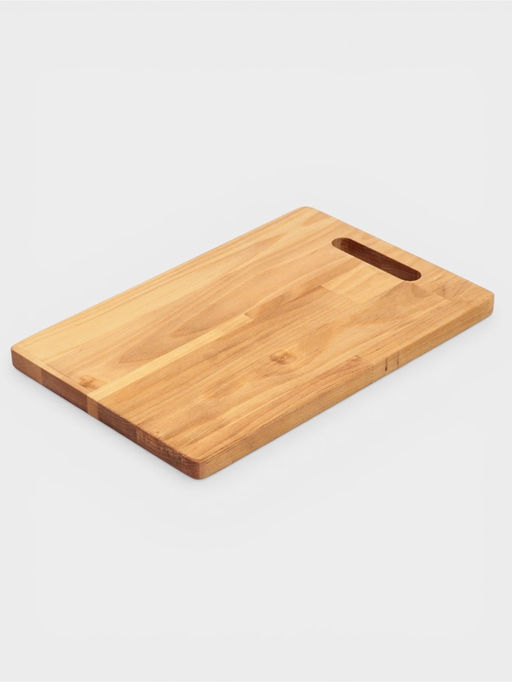 Доска разделочная «Классик», 29.5×19.5×1.8/1.6 см, дерево берёза, пропитана маслом, бежевая