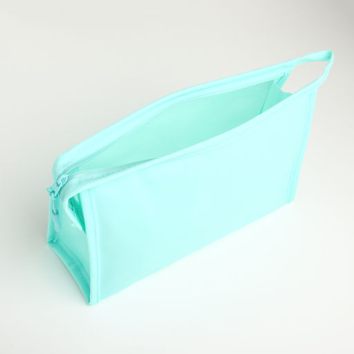 Косметичка на молнии треугольная с принтом Good trip, голубая - Simaland фото 3