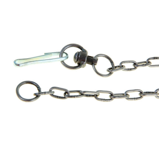 Цепь для привязи собак, 3 м, калибр 3 х 16 мм, черная - Simaland фото 2