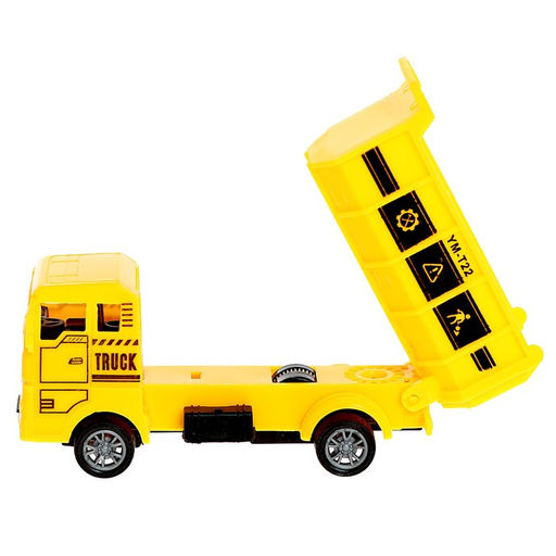 Набор машинок «Спецтехника», 3 шт., дорожные знаки, МИКС