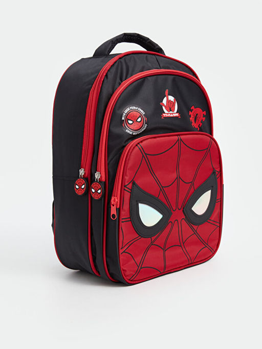 Spiderman Bask?l? Erkek ?ocuk Okul ?antas?