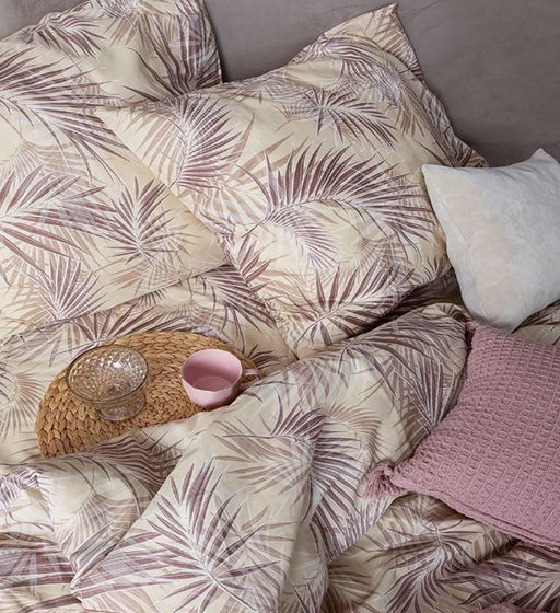 Наволочка 70*70 см, бязь Комфорт (Тропикана, бежевый) - Ивановотекстиль фото 5