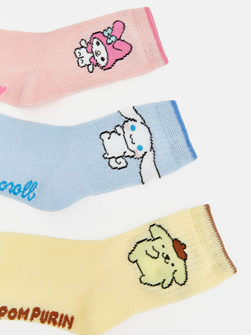 Hello Kitty Lisansl? K?z ?ocuk Soket ?orap 5li
