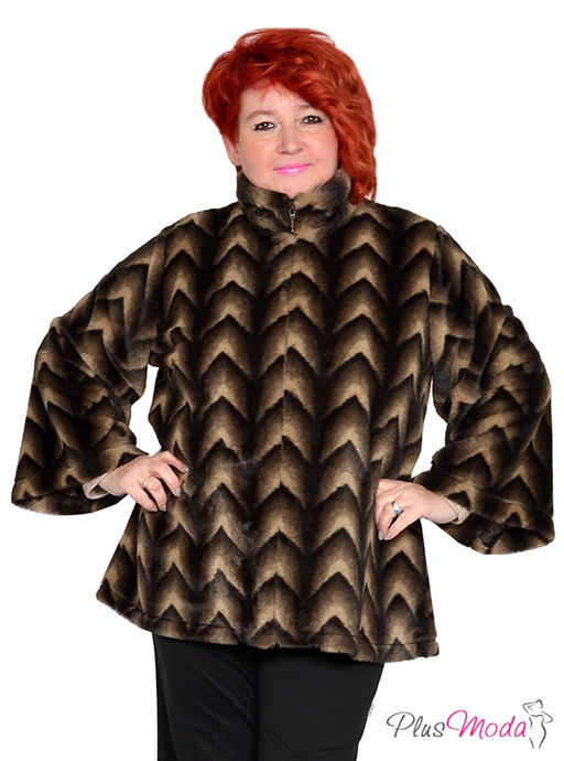 Шубка Модель №1774 размеры 44-84 - Plusmoda фото 4