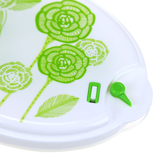 Контейнер пластмассовый Розы 0,7л - 16,5х12,2х6,3см, набор 3шт, с пароотводом, для хранения в холодильнике, цвета микс (Китай) - Домашняя мода фото 4