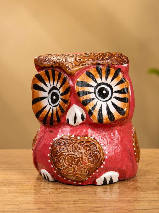 Сувенирный набор Совы с сердечками, 6?19?8 см, дерево