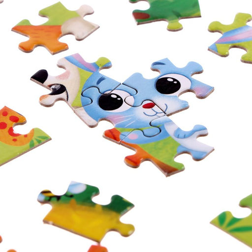 Пазл детский Лисёнок и зайчик, 54 элемента - Puzzle time фото 3