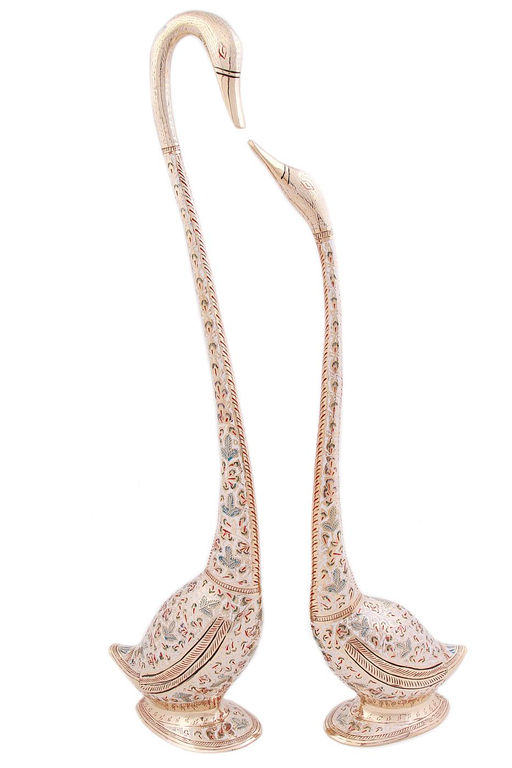 Статуэтка Лебеди30(пара) № Ст2507/30/2 (ANDAWWA PATTA WHITE)