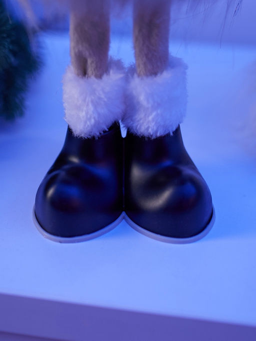 Фигура текстиль «Новогодний лосик» 58 см, 10 LED, от батареек АА×3, свечение тёплое белое