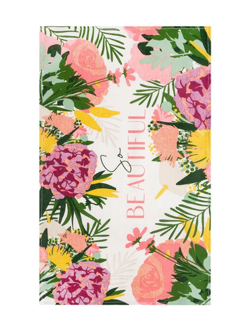 Цена за 2 шт. Кухонное полотенце «Доляна» So beautiful, 35×60 см, 100% хлопок, 160 г/м²