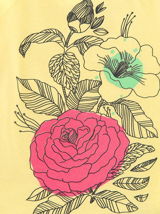 Футболка для девочки UD 3539 коралловый - Mini maxi фото 6