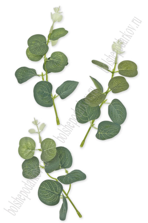 Листики декоративные 15 см (10 шт) SF-7875, зеленый