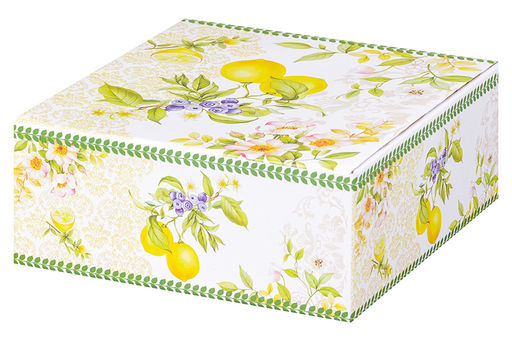 Набор 2 салатников - 14*14*6 см 600 мл + 20*20*7,5 см 1,7 л Лимоны NEW BONE CHINA - Elan gallery фото 7