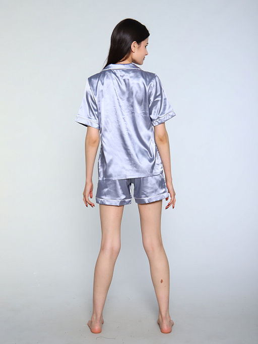 РАСПРОДАЖА Пижама Лолита_О154/серебристый - Ihomelux фото 10