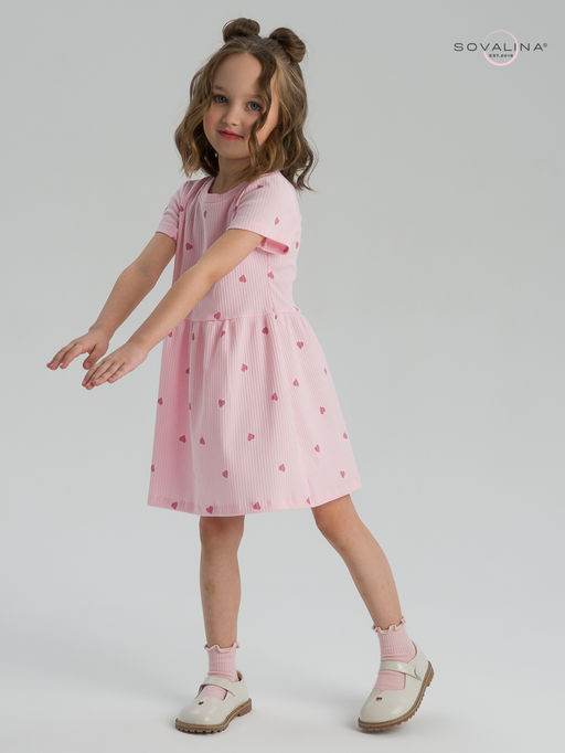 Платье Лето лапша сердца на розе - Sovalina фото 21