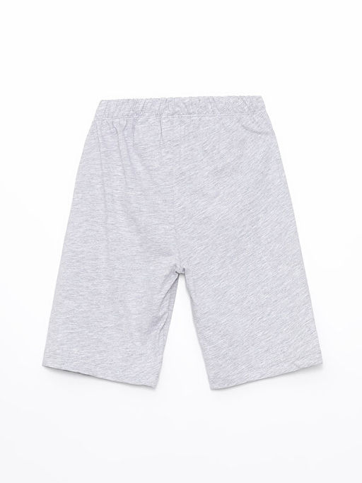 Beli Lastikli Bask?l? Erkek ?ocuk Pijama ?ort - Waikiki фото 2