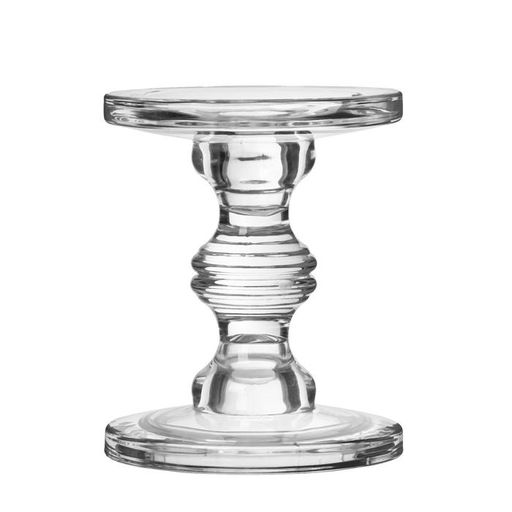 Стеклянный подсвечник на 1 свечу «Честность», прозрачный, 22×11×11 см