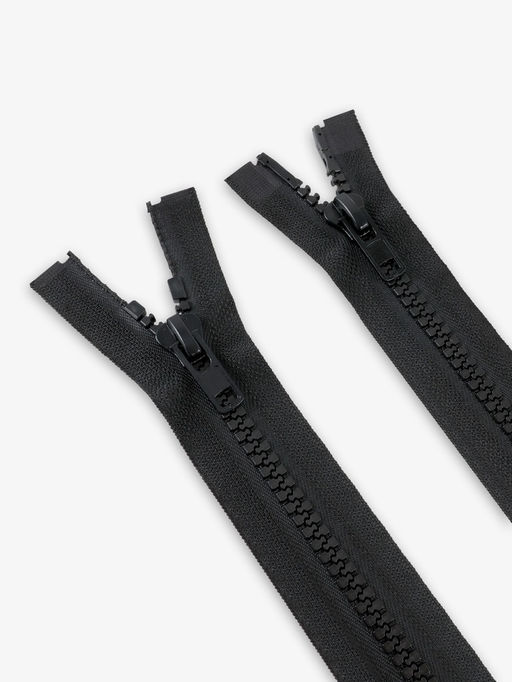 Цена за 10 шт. Молния «Трактор», №8, разъёмная, 2 замка, замки автомат, 100 см, чёрная