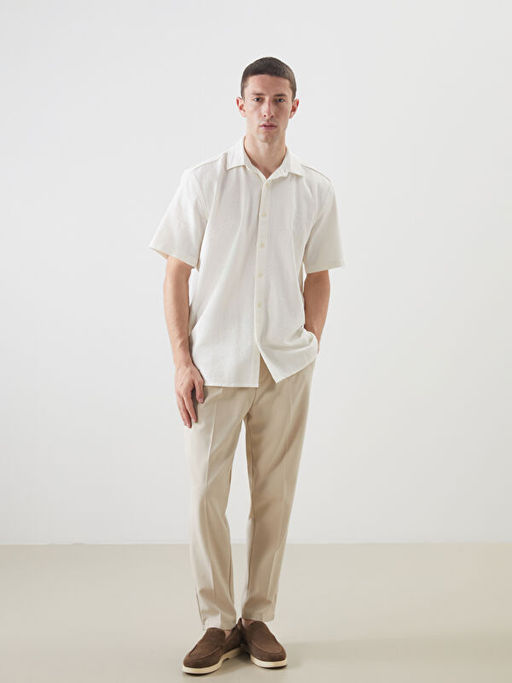 Regular Fit K?sa Kollu Arm?rl? Erkek G?mlek