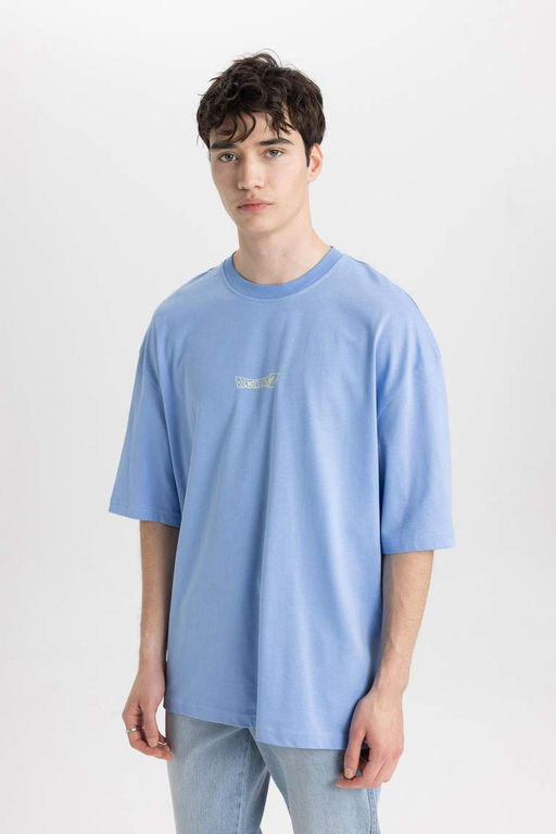 Свободная футболка с круглым вырезом и короткими рукавами Dragon Ball - Defacto фото 4