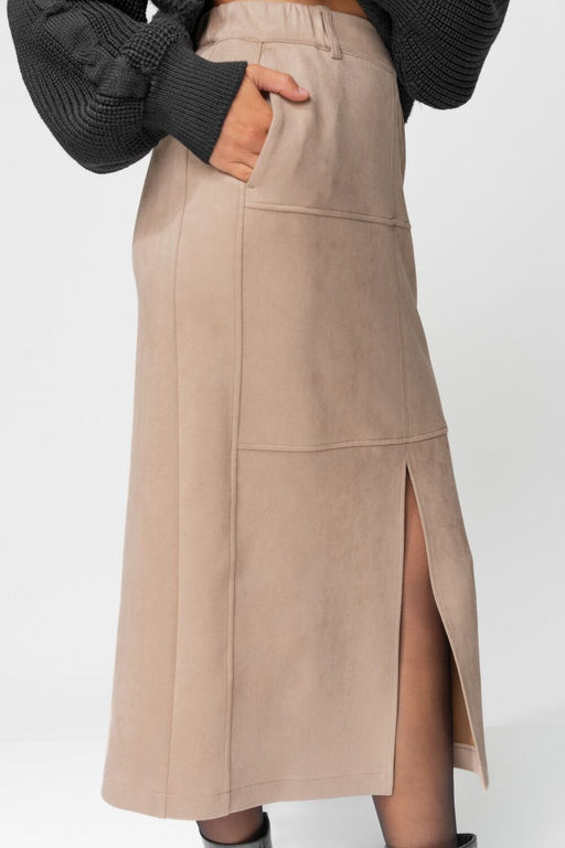 Юбка LAIKONY 453-2 бежевый  фото 8