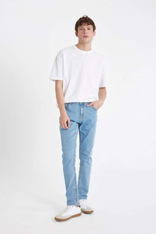 Pedro Slim Fit Джинсовые брюки узкого кроя с нормальной талией и узкими штанинами - Defacto фото 3