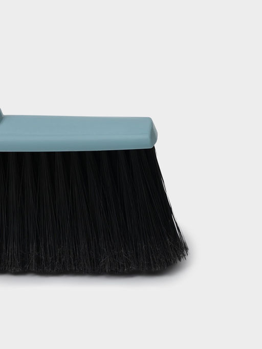 Щётка для пола с совком-ловушка, пластик, 13.5×27.5×126 см, МИКС