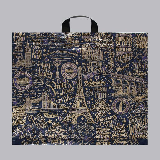 Цена за 25 шт. Пакет «Европейские каникулы», полиэтиленовый с петлевой ручкой, 60×50 см, 70 мкм