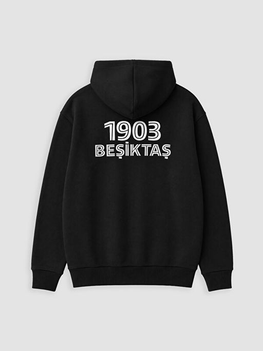 Kap??onlu Be?ikta? Erkek ?ocuk Fermuarl? Sweatshirt - Waikiki фото 3