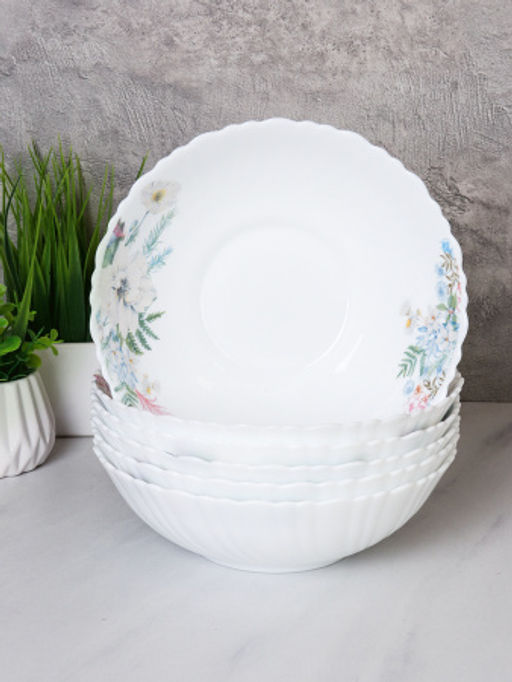 Набор суповых тарелок 6 штук 650 мл 175 мм / TW-70 (7327) /уп 8/ Лесная композиция - ГалеонТрейд фото 2