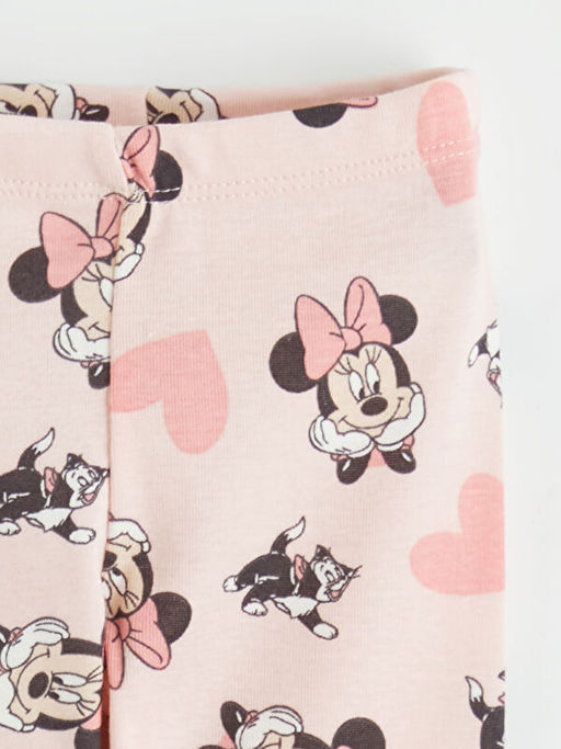 Minnie Mouse Bask?l? K?z Bebek Tayt