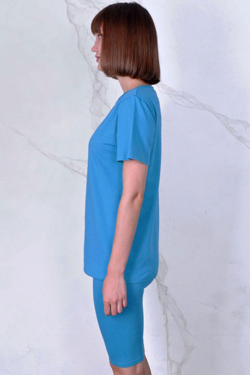 Арт. 2715 Костюм с велосипедками 42-50 (5 шт) Цвет:верх-фуксия, низ-фуксия - Калинка фото 7