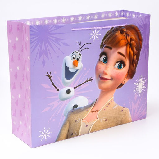 Пакет ламинированный горизонтальный, 50 х 40 х 15 см True to myself, Холодное сердце - Disney фото 2