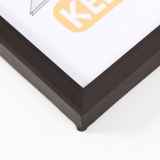 Фоторамка пластик 21х30 см 5 серия, тёмно-шоколадный (пластиковый экран)