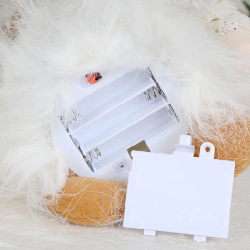 Новогоднее украшение Гном светодиодный 16x8x38 см / B116 /уп 100/ (Девочка) - Галеонтрейд фото 5