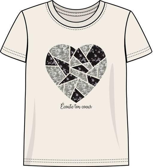 Футболка для девочки 51298 Молочный* 705 Lets go - Let's go фото 5