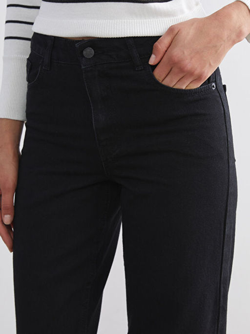 Wideleg Kad?n Jean Pantolon