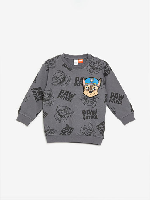 Paw Patrol Bask?l? Erkek ?ocuk Sweatshirt ve E?ofman Alt 2li Tak?m